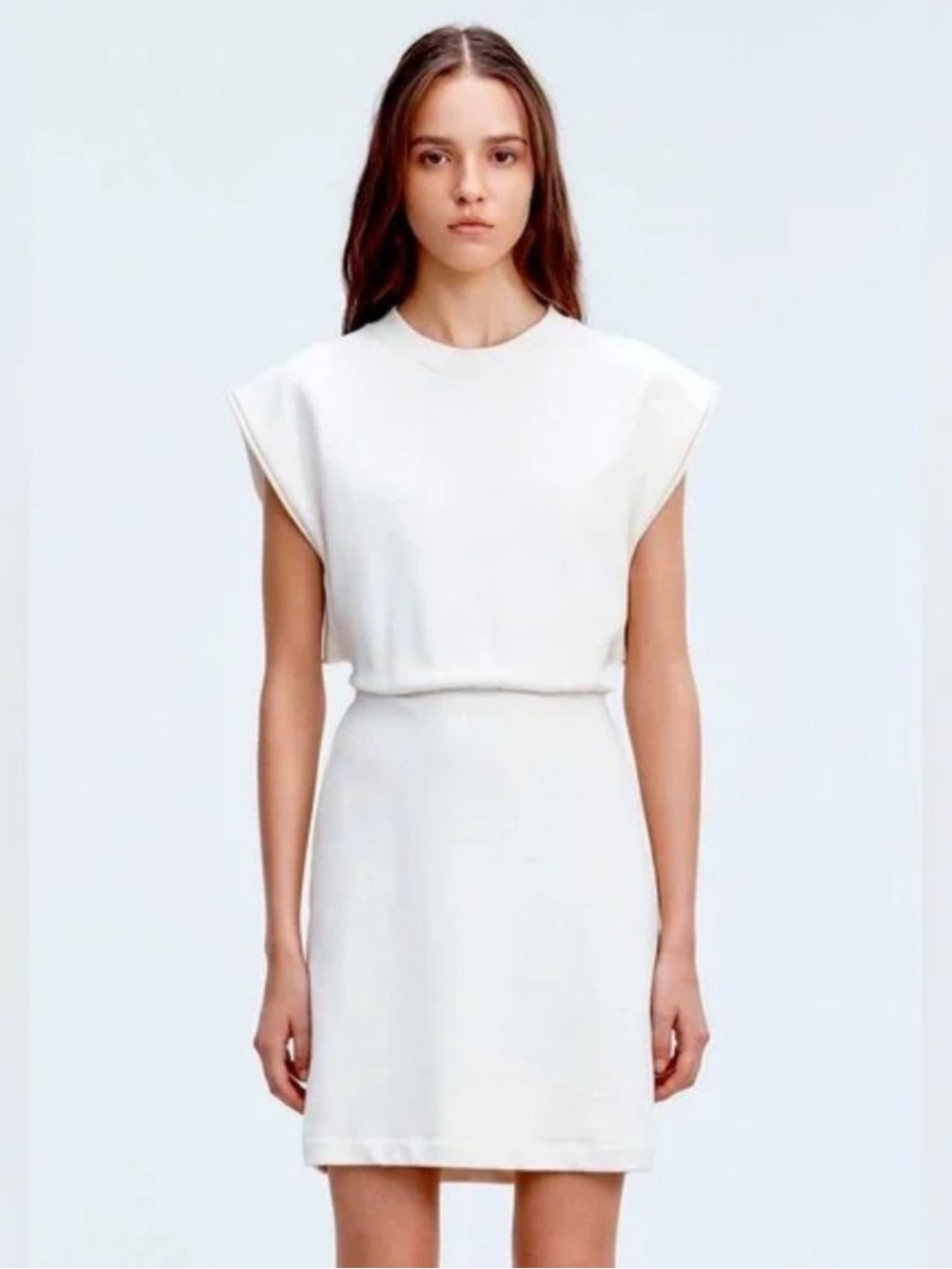 T by Alexander Wang Cotton Cut Out Dress